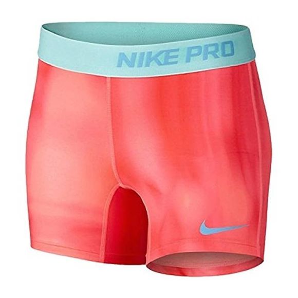 NEW Girls LARGE NIKE PRO Dri-Fit 3" Base Layer Compression Shorts 641646 676 - Picture 1 of 2
